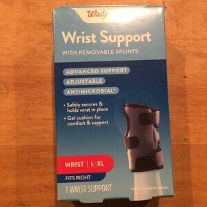 Wrist Support with removable splints L-XL fits right 1 Wrist Support Walgreens